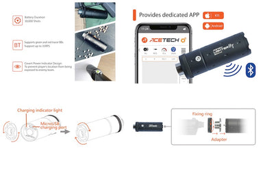 ACETECH Lighter BT Tracer Unit (Tan)