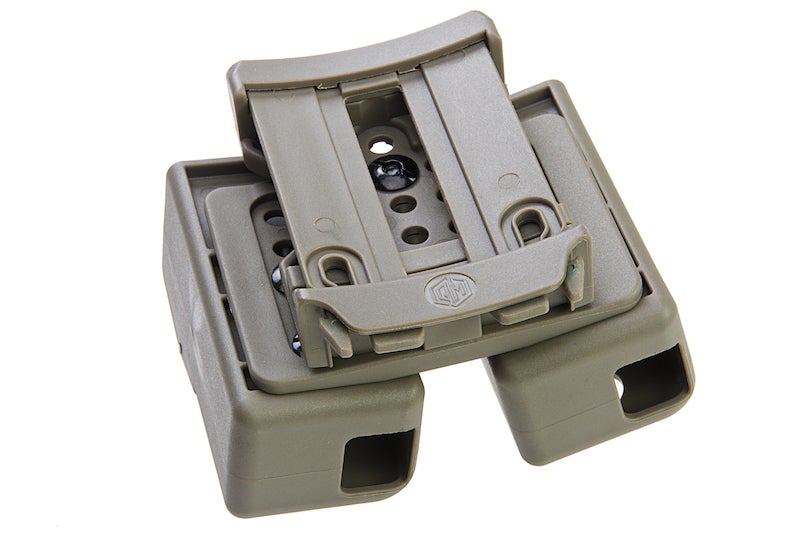 Quantum Mechanics Lockable Double Magazine Pouch For Glock Pistol Magazine (DE)