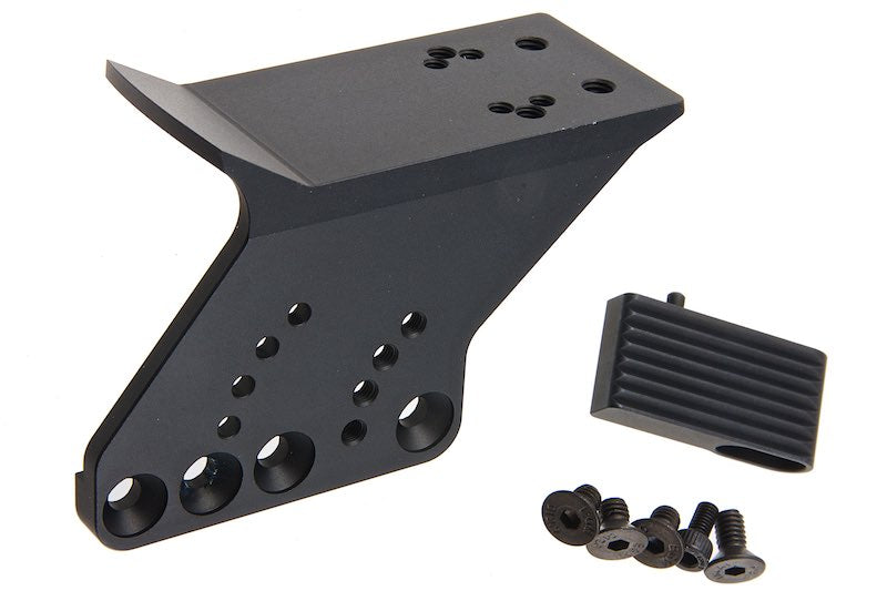 Revanchist Airsoft Optic Mount w/ Adjustable Thumb Rest For Tokyo Marui Hi-Capa GBB (Black)