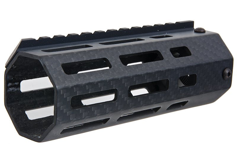 Revanchist Airsoft Lightweight Carbon Fiber 5.5inch M-lok Handguard Rail For Marui MWS GBB Airsoft Guns