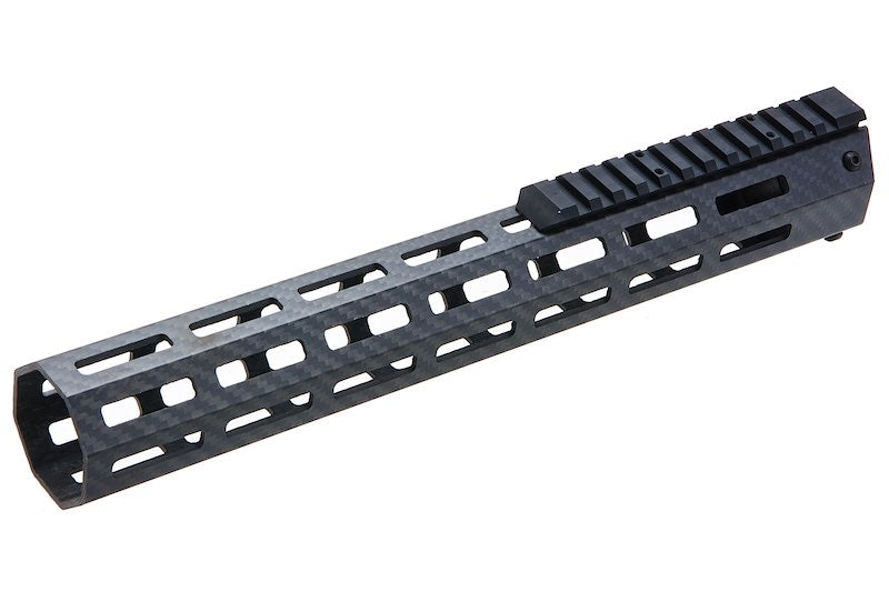 Revanchist Airsoft Lightweight Carbon Fiber 12.5inch M Lok Handguard Rail For Marui MWS GBB Airsoft Guns