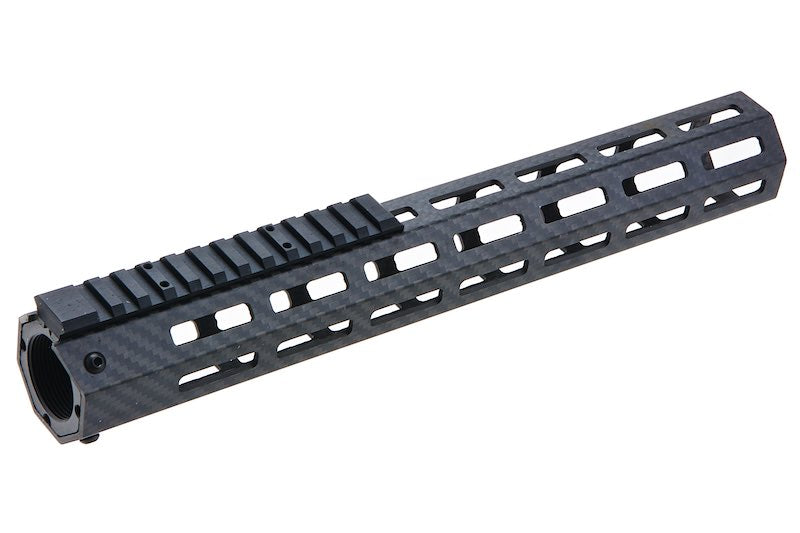 Revanchist Airsoft Lightweight Carbon Fiber 12.5inch M Lok Handguard Rail For Marui MWS GBB Airsoft Guns