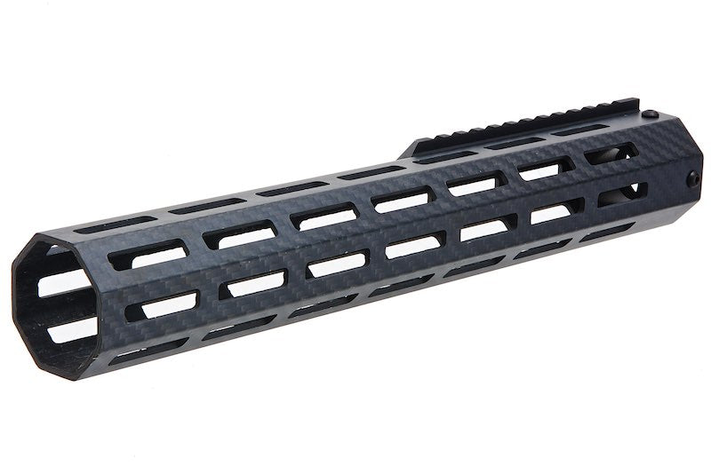 Revanchist Airsoft Lightweight Carbon Fiber 12.5inch M Lok Handguard Rail For Marui MWS GBB Airsoft Guns