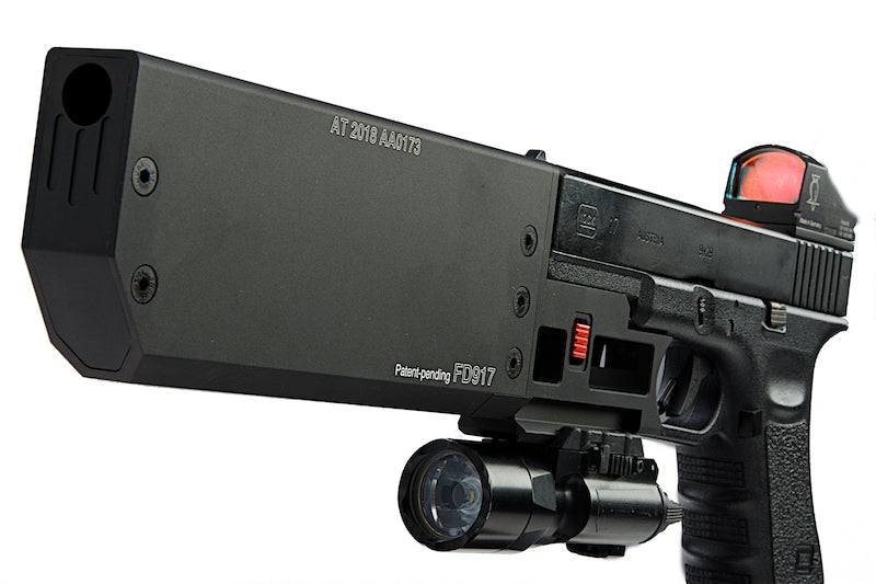 RGW FD-917 Silencer (UG4) for Umerax (VFC) Glock 17 Gen 4 GBB Airsoft Pistol
