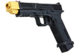 RWA Agency Arms EXA GBB Pistol (Stainless Steel Barrel & 417 Single Port Gold Compensator)