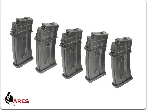 ARES 140rd Magazine Box Set For ARES G36 Series AEG Rifle (5pcs)