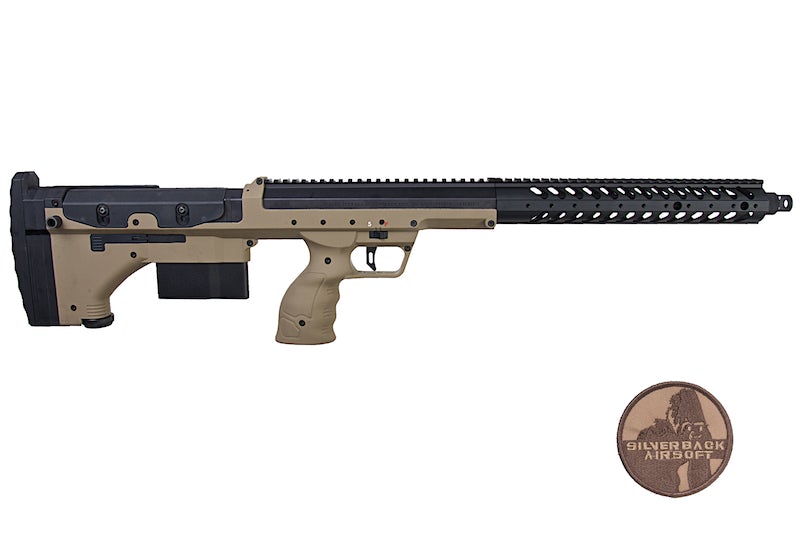 Silverback Desert Tech SRS A1 22" Pull Bolt Standard Ver. Sniper (Dark Earth, Left Hand)