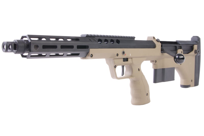 Silverback SRS A2 Covert 16" Airsoft Guns Sniper Rifle (by Desert Tech/ Dark Earth/ Left Ver.)