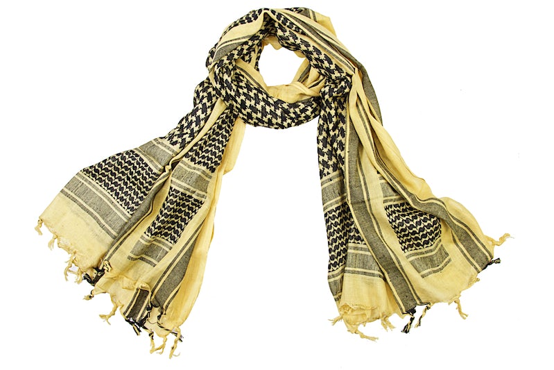 Silverback XXL Shemagh Scarf (Sand & Black)