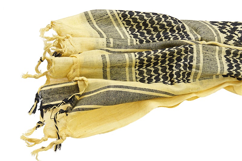 Silverback XXL Shemagh Scarf (Sand & Black)