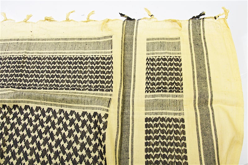 Silverback XXL Shemagh Scarf (Sand & Black)