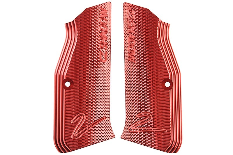 KJ Works Shadow 2 Aluminum Grip Panel (Red)