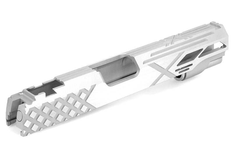 Airsoft Masterpiece X Standard Slide for Tokyo Marui Hi-Capa / 1911 GBB (Silver)