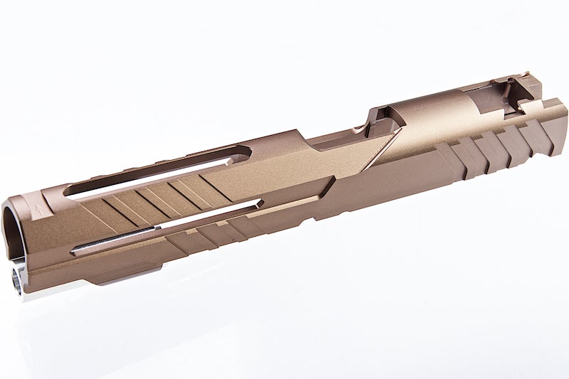 Airsoft Masterpiece Custom 'Alpha' Standard Slide for Marui Hi-Capa / 1911 GBB (Bronze)
