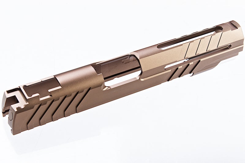 Airsoft Masterpiece Custom 'Alpha' Standard Slide for Marui Hi-Capa / 1911 GBB (Bronze)