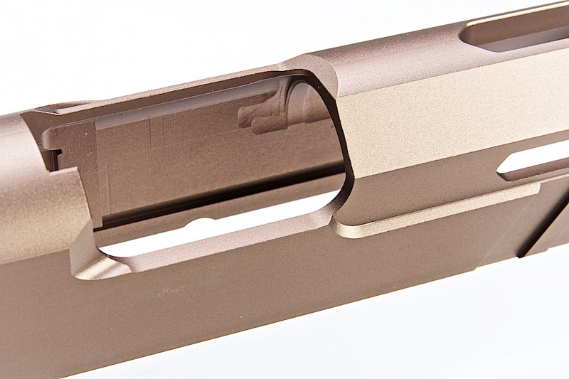 Airsoft Masterpiece Custom 'Alpha' Standard Slide for Marui Hi-Capa / 1911 GBB (Bronze)