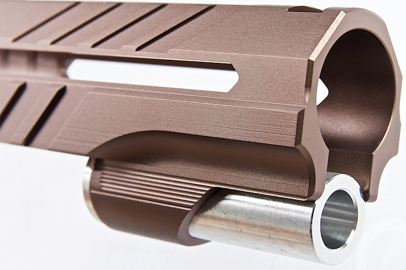 Airsoft Masterpiece Custom 'Alpha' Standard Slide for Marui Hi-Capa / 1911 GBB (Bronze)