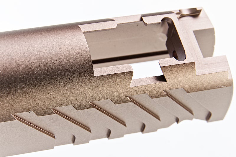 Airsoft Masterpiece Custom 'Alpha' Standard Slide for Marui Hi-Capa / 1911 GBB (Bronze)