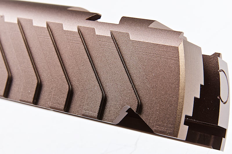 Airsoft Masterpiece Custom 'Alpha' Standard Slide for Marui Hi-Capa / 1911 GBB (Bronze)