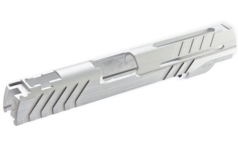 Airsoft Masterpiece Custom 'Alpha' Standard Slide for Marui Hi-Capa / 1911 GBB (Silver)