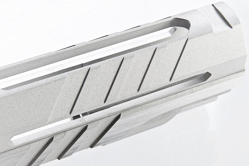 Airsoft Masterpiece Custom 'Alpha' Standard Slide for Marui Hi-Capa / 1911 GBB (Silver)