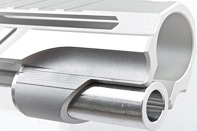 Airsoft Masterpiece Custom 'Alpha' Standard Slide for Marui Hi-Capa / 1911 GBB (Silver)