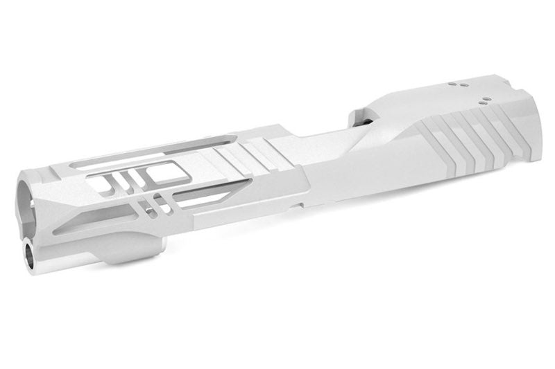 Airsoft Masterpiece Slide (Custom 'RIO Carry Optic') for Tokyo Marui Hi-Capa 5.1/ 1911 GBB (Silver)