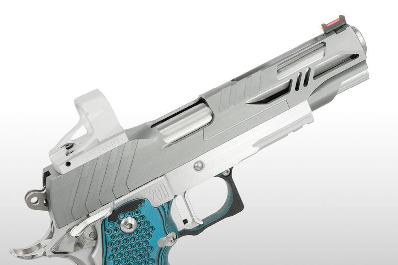 Airsoft Masterpiece Slide (Custom 'RIO Carry Optic') for Tokyo Marui Hi-Capa 5.1/ 1911 GBB (Silver)