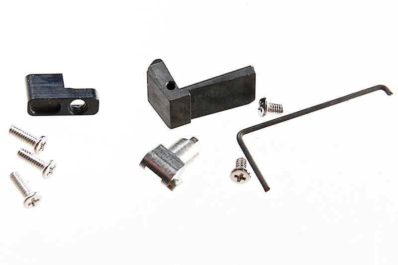 Detonator Aluminum Boresight Solutions Slide Set for Marui G19 GBB Pistol (Matt Black)