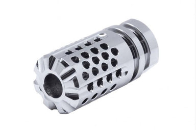 Dytac (SLR Rifleworks) SLR Synergy Mini Compensator 5.56 (14mm CCW/ Titanium Silver)