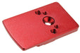 Airsoft Masterpiece Rear Sight Mount for Marui Hi-Capa Series Airsoft GBB Pistol (Red)