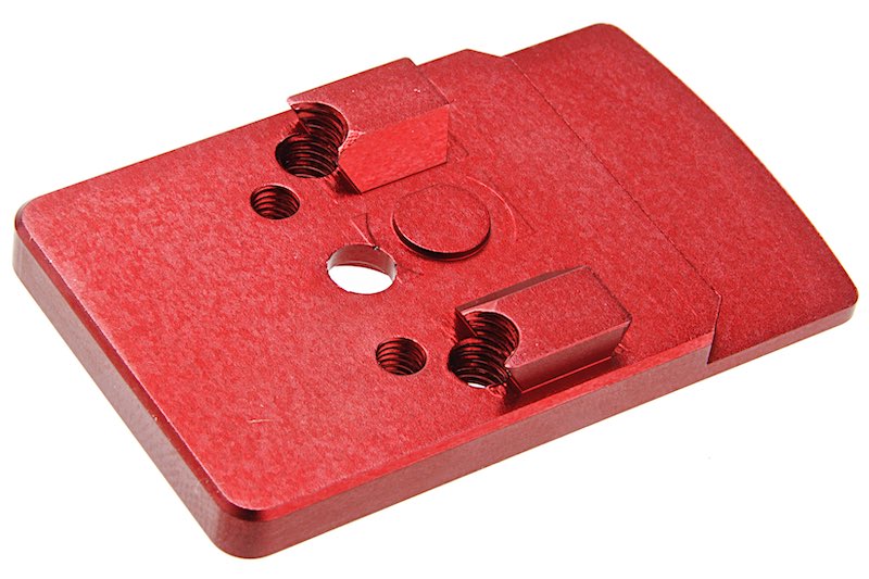 Airsoft Masterpiece Rear Sight Mount for Marui Hi-Capa Series Airsoft GBB Pistol (Red)
