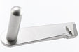 Airsoft Masterpiece CNC Steel Slide Stop for Marui Hi-Capa GBB (Type 2/ Matt Silver)