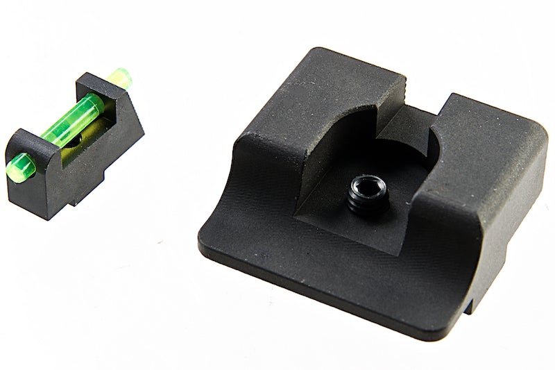 Detonator TTI Ultimate Fiber Optic Steel Sight Set for Marui Model 17 / 18C GBB