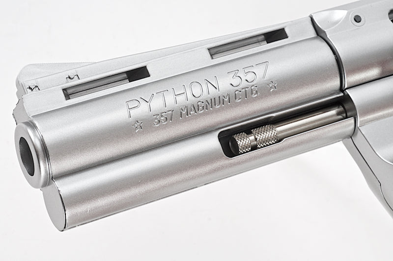 Tokyo Marui 4 inch Stainless Silver Python 357 Spring Revolver