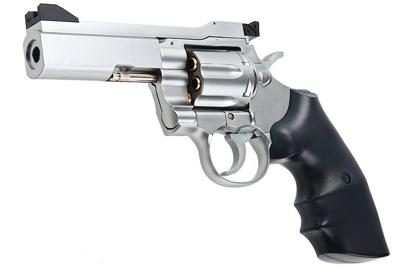 Tokyo Marui Stainless Python PPC Custom 4 inch Spring Revolver