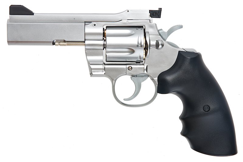 Tokyo Marui Stainless Python PPC Custom 4 inch Spring Revolver