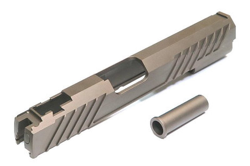 Dr.Black Aluminum Type 300 Slide For Tokyo Marui Hi Capa 5.1 GBB Airsoft (Tan)