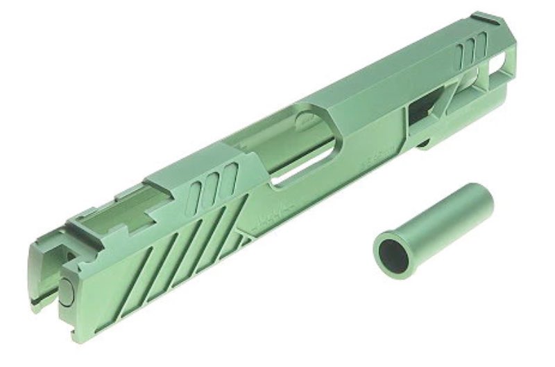 Dr.Black Type 507 Aluminum Slide For Tokyo Marui Hi Capa 5.1 GBB Airsoft Pistol (Green)