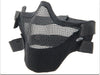 TMC Spartan Mesh Half Face Mask (Black)