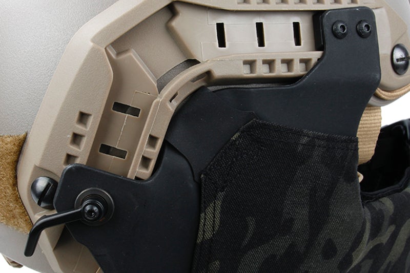 TMC MANDIBLE For OC Highcut Helmet (Multicam Black)