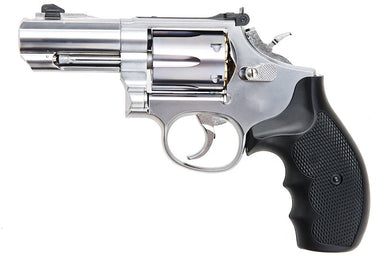 Tanaka S&W M66 Performance Center 3 Inch F-Comp Ver.3 Model Gun Revolver (Silver)