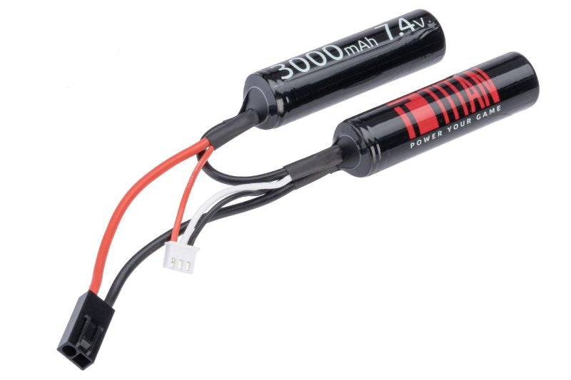 Titan Power 7.4v 3000mah Nunchuck Tamiya Lithium Ion Battery (V8)