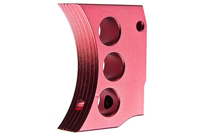 Airsoft Masterpiece Aluminum Trigger for Marui Hi-Capa GBB (Red/ Type 4)