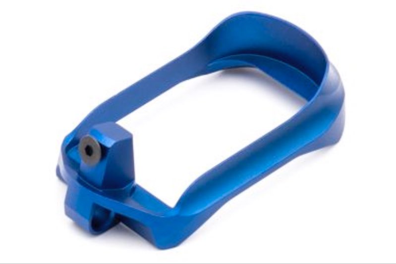 TTI Airsoft CNC Metal One Piece Magwell For Action Army AAP01 GBB (Blue)