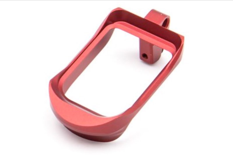 TTI Airsoft CNC Metal One Piece Magwell For Action Army AAP01 GBB (Red)
