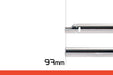 Unicorn Airsoft Nitroflon Coated Brass 6.03mm Inner Barrel w/60 Degree Hop Up Bucking For GBB Airsoft Rifle (74mm)