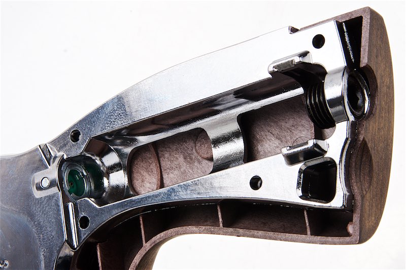 Umarex (WinGun) 3 inch S&W M29 Airsoft CO2 Revolver (Polymer Wood Texture Grip/ Silver Ver.)