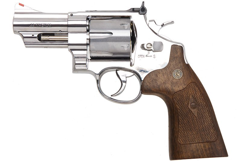 Umarex (WinGun) 3 inch S&W M29 Airsoft CO2 Revolver (Polymer Wood Texture  Grip/ Silver Ver.) - eHobbyAsia