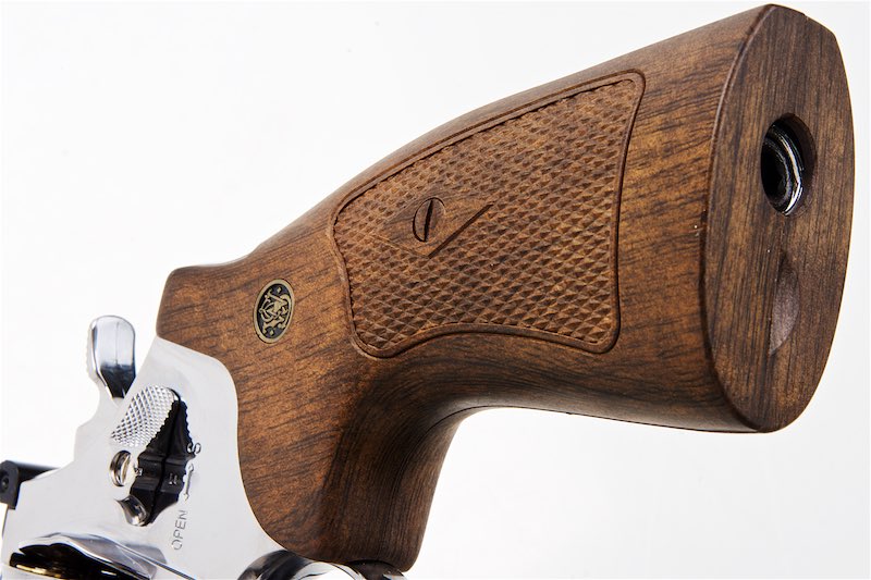 Umarex (WinGun) 3 inch S&W M29 Airsoft CO2 Revolver (Polymer Wood Texture Grip/ Silver Ver.)